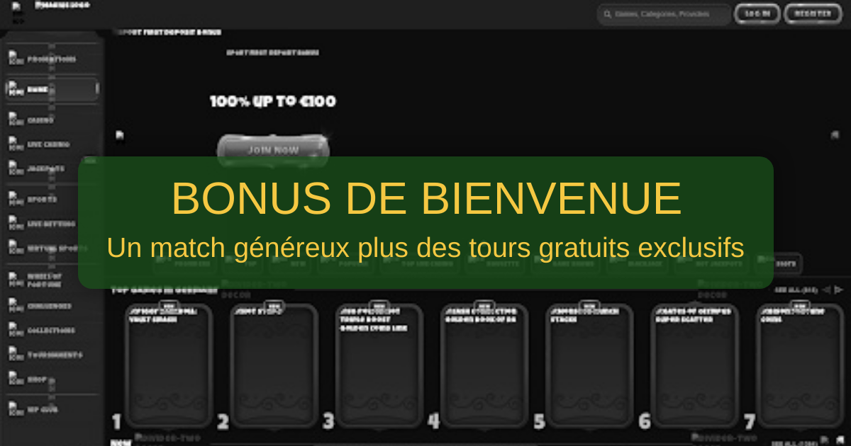 Magius Casino : bonus de bienvenue de 100 % et 500 €